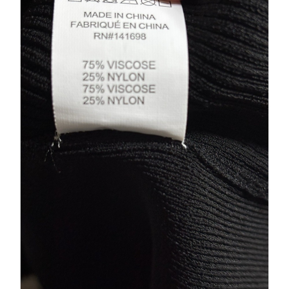 NWT Womens Ramy Brook Black Lucas Open Back‎ Lace-Up Knit Sweater Large - Picture 16 of 16